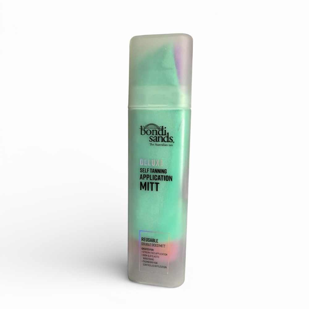 Bondi Sands Technocolor Self Tanning Mitt - Washable - Green/Pink OS
